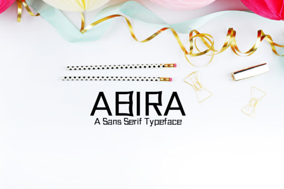 Abira: An Elegant Display Font for Editorial Design