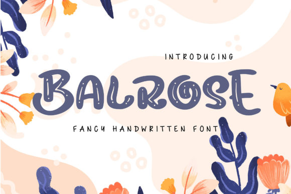 Balrose: A Cute Round Display Font for Cheerful Layouts