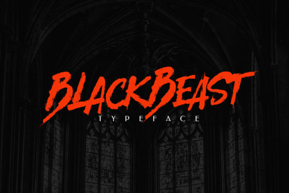 BlackBeast: A Dramatic Rough Display Font for Modern Web Projects