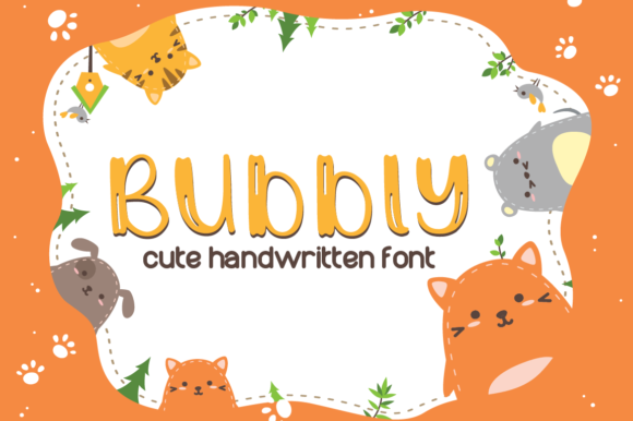 Bubbly Cute: A Playful Display Font for Small Business