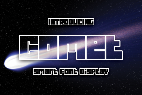Comet Display Font for Bold Campaign Typography