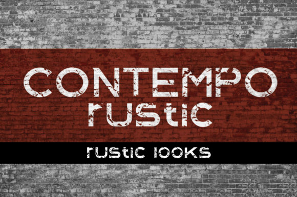 Contempo Rustic: A Bold Display Typeface for Web Designers
