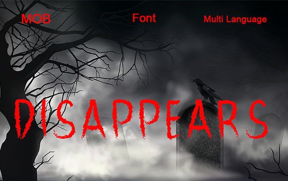 Disappears Display Font: Dramatic Touch for Your Business