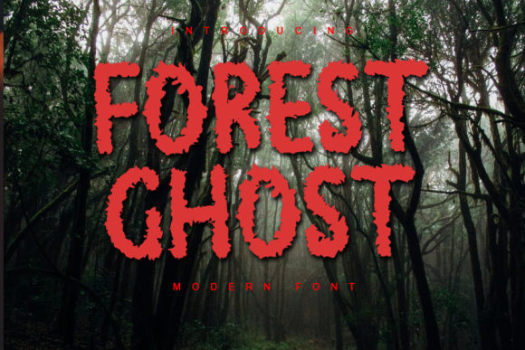 Forest Ghost: A Display Font for Crafters and Makers