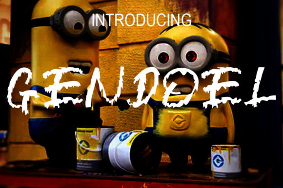 Gendoel: The Urban Art Font for Crafters and Makers
