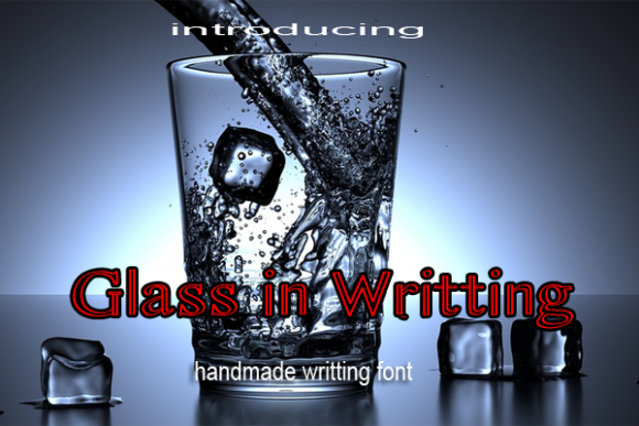 Glass in Writing: A Skinny Display Font for Web Design