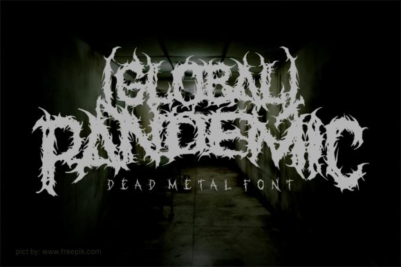Global Pandemic Display Font for Digital Creatives