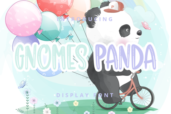 Gnomes Panda: A Cool and Friendly Display Font