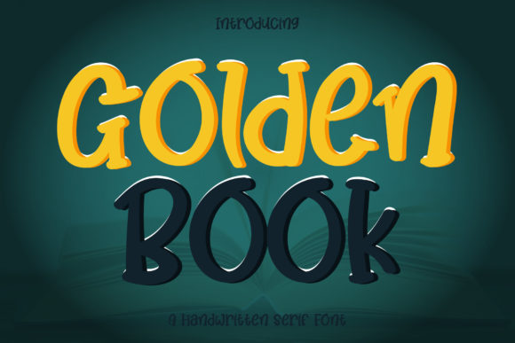 Golden Book – A Quirky Chic Display Font for Web Design