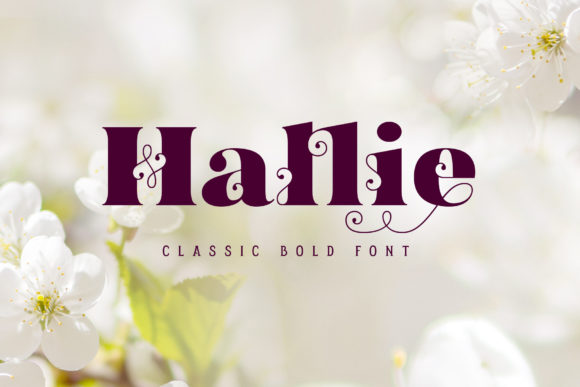Hallie Display Font: Chic Typography for Small Business Branding