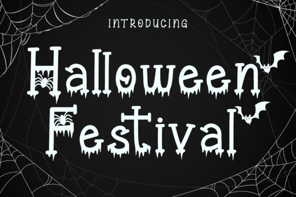 Halloween Festival: Spooky Display Font for Web and UI Designers