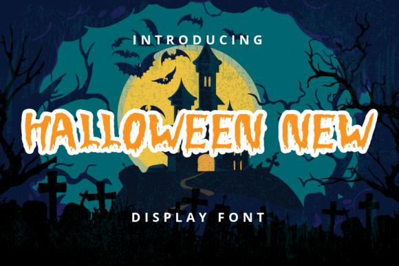 Halloween New: A Bold Display Font for Spooky Season Projects