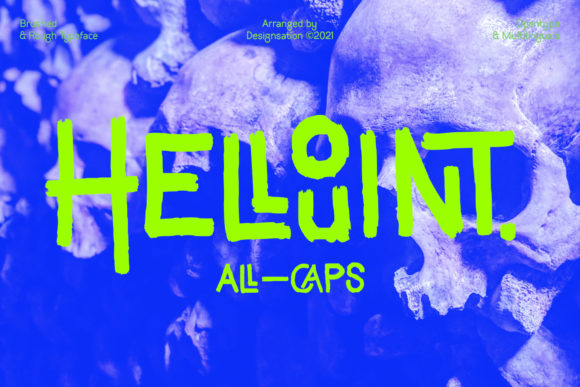 Hellouint: A Bold All Caps Display Font for Branding