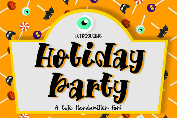 Holiday Party Font: A Quirky Display Typeface for Makers