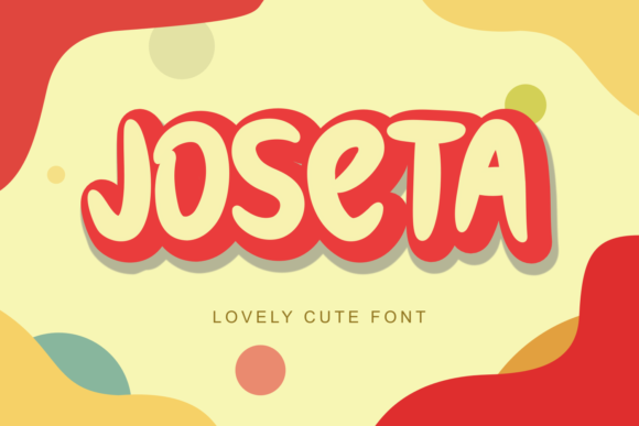 Joseta: A Cute and Trendy Display Font for Makers