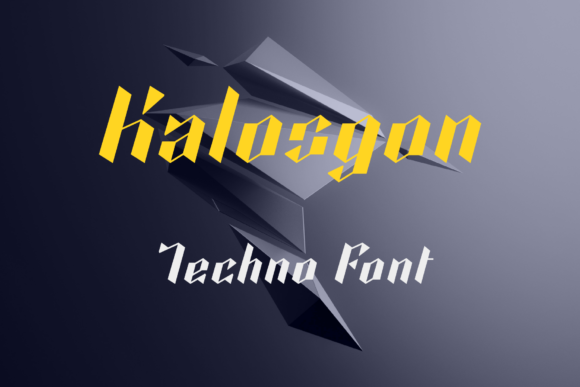 Kalosgon: A Bold Lettered Display Font for Crafters and Makers