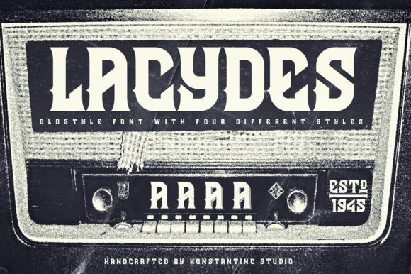 Lacydes Bold Display Font for Crafty Digital Branding