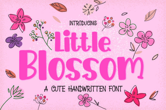 Little Blossom: A Whimsical Display Font for Joyful Business Branding