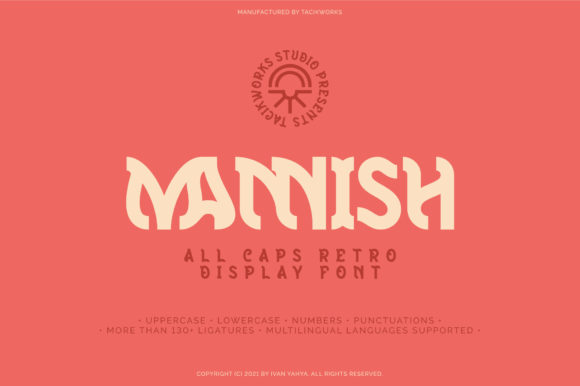 Mannish: A Display Font With Unmistakable Edge