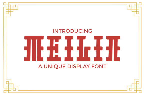 Meiling: A Bold Display Font for Modern Editorial Design