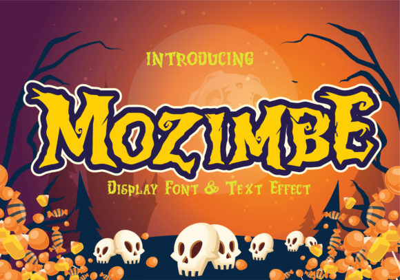 Mozimbe: A Quirky Display Font for Creative Publishing
