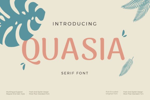 Quasia Display Font for Clean, Adaptable Branding Projects