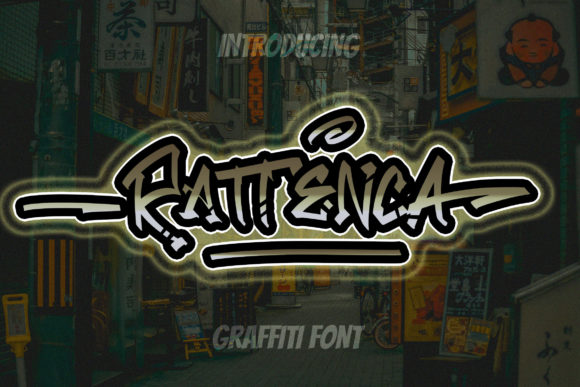 Rattenca: A Graffiti Display Font for Bold Branding