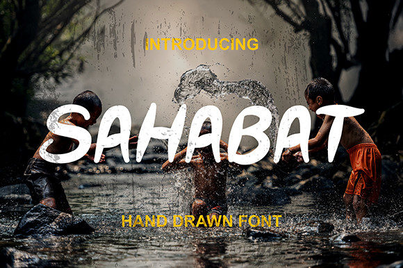 Sahabat Display Font for Artisan Branding Projects