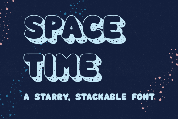 Space Time Display Font for Editorial & Publishing Design