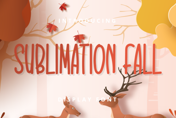 Sublimation Fall: A Delicate Display Font for Modern Web Design
