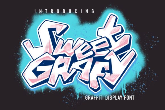 Sweet Grafy: A Graffiti Display Font for Bold Web Branding