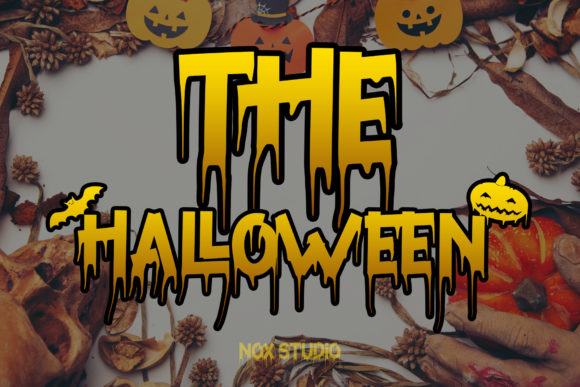 The Halloween: A Cool and Creepy Display Font for Editorial Design