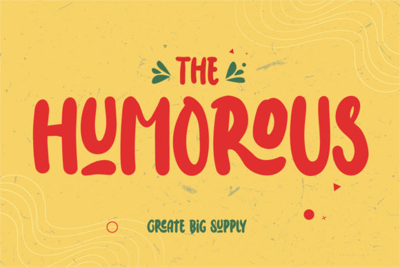 The Humorous Display Font for Joyful Editorial Content