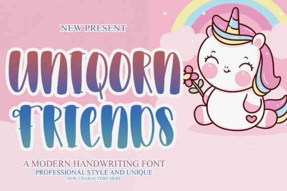 The Uniqorn Friends Font for Campaigns That Need a Friendly Touch