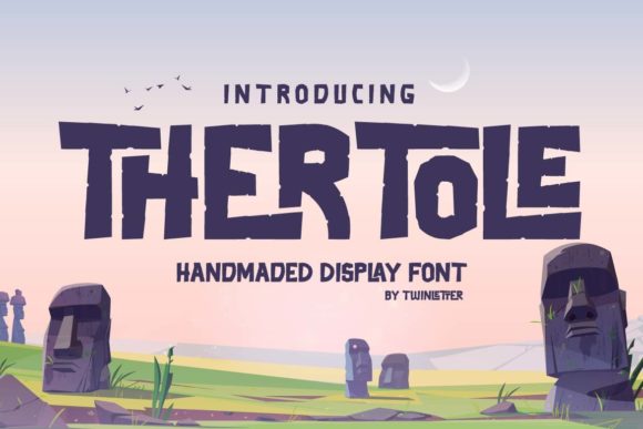 Thertole: The Bold Display Font for Crafters