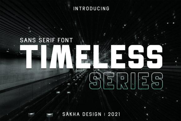 Timeless Series: A Bold Display Font for Editorial Design