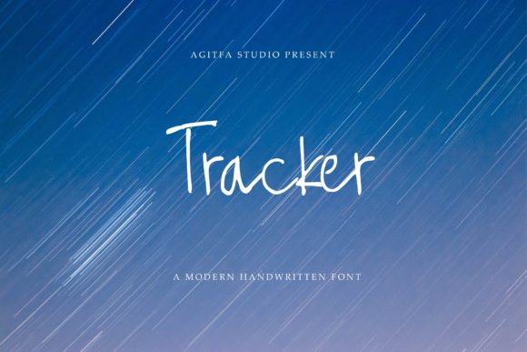 Tracker Display Font: A Cool and Simple Typeface for Branding