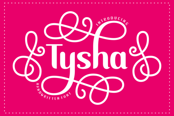Tysha: A Cool Display Font for Memorable Campaign Visuals